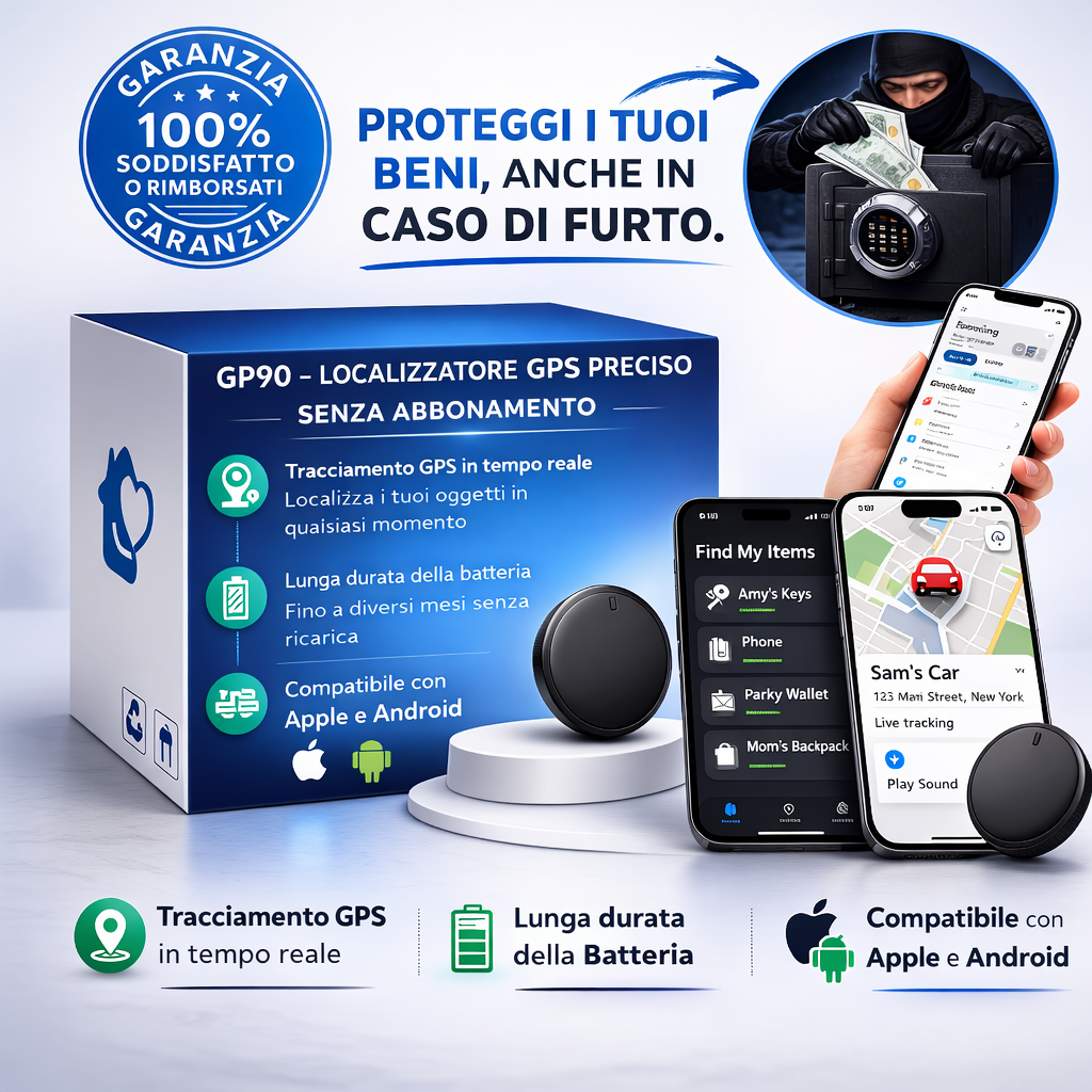 GPS Antifurto per Auto – Controllo in Tempo Reale dal Tuo Smartphone
